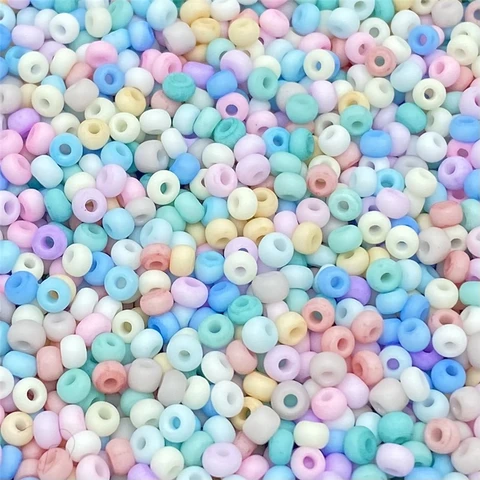 LXGSMBENTENG стеклянные бусины 600 шт., 3 мм, матовые, разноцветные