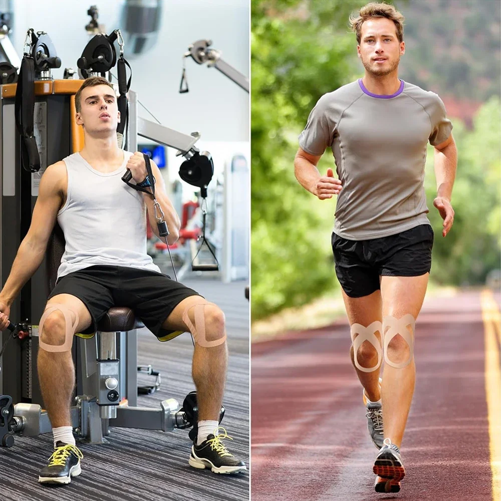 2 шт./компл. предварительно вырезанная кинезиологическая лента -