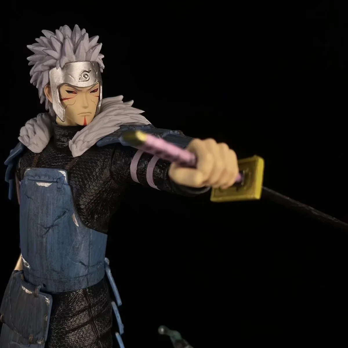 Фото 38 см аниме Senju Tobirama Battle Susanoo Ver. Фигурка из ПВХ, коллекционная модель статуи, детские игрушки, куклы, подарки №3