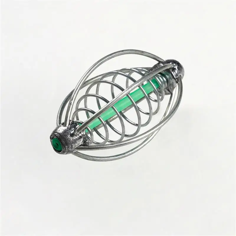 

Nest Beater Lantern Shape Wire Bait Thrower Fishing Feeder Lead Sinker Play Nest Spring Fishing Cage Basket Feeder Fishing Tools