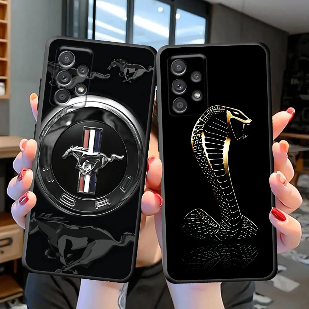 

Funda Coque S23 Case For Samsung S23 S22 S21 S20 FE S10 S10E LITE S9 S8 PLUS ULTRA 5G Case Capa Para Cover American Muscle Car