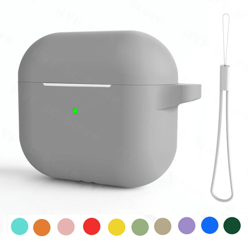

Чехол для Airpods Pro 2, чехол из жидкого силикона со шнурком для AirPods 3 1 Pro 2, чехол для планшетов AirPods Pro 2, чехлы