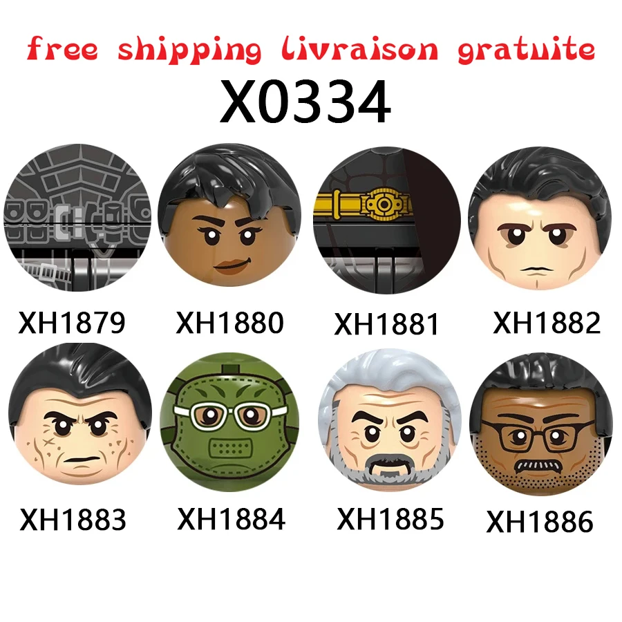 

X0334 Heros Мини фигурки героев, ридлман, пингвин, кошка, строительные блоки, сборка фильмов, коллекция, детские игрушки, подарки, дизайнерские бл...