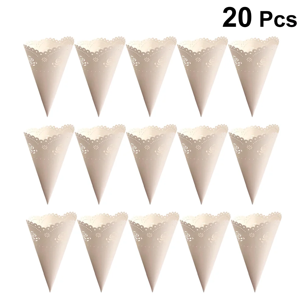 

Cone Conespaper Wedding Holders Petal Holderbouquet Flower Party Candy Stand Tastingserving Rose Cream Ice Box Boxes Gift Tray