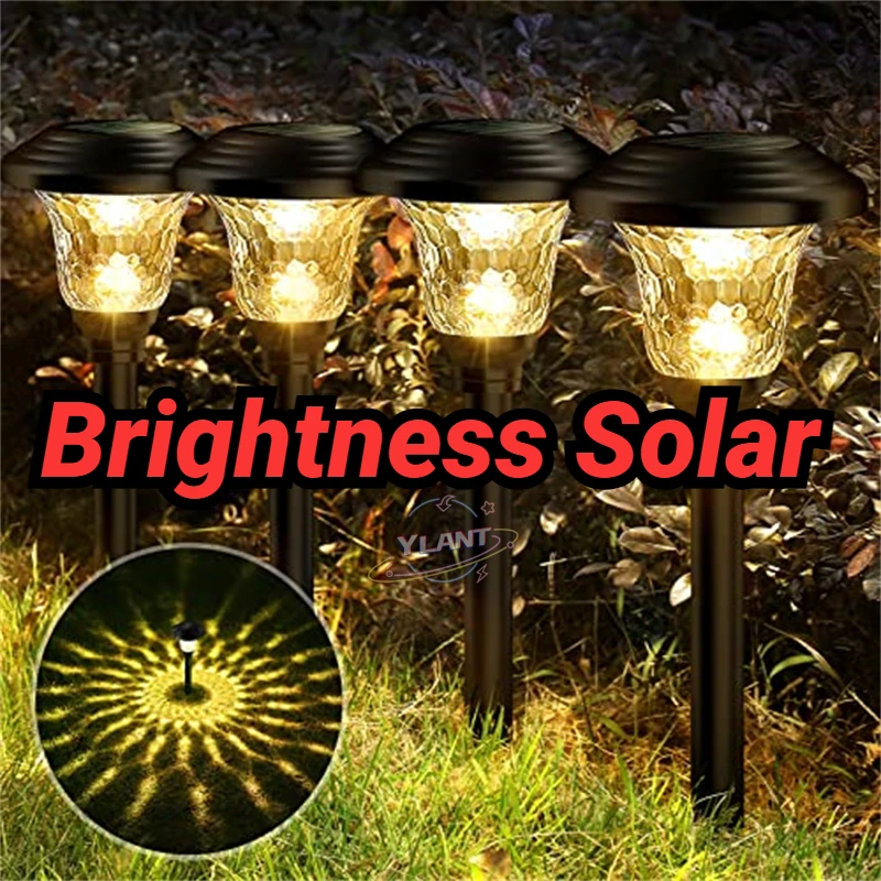 

Solar Lawn Lamp light LED Garden Light Stainless Steel Landscape Light Waterproof Outdoor for Yard/Patio/Driveway/Walkway Light