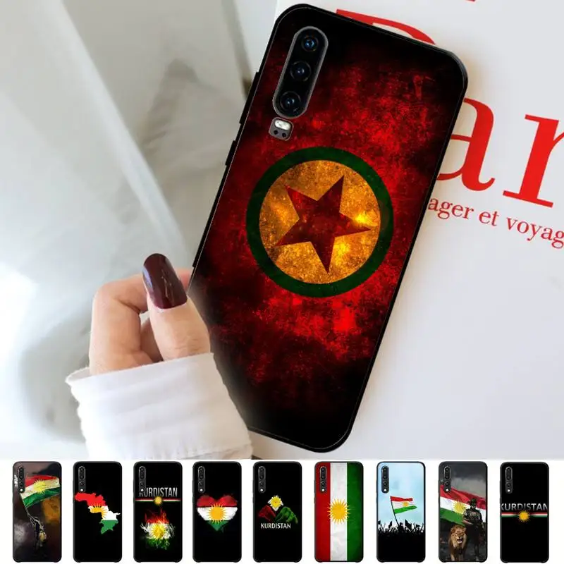 

Kurdistan Flag Phone Case for Samsung A51 A30s A52 A71 A12 for Huawei Honor 10i for OPPO vivo Y11 cover