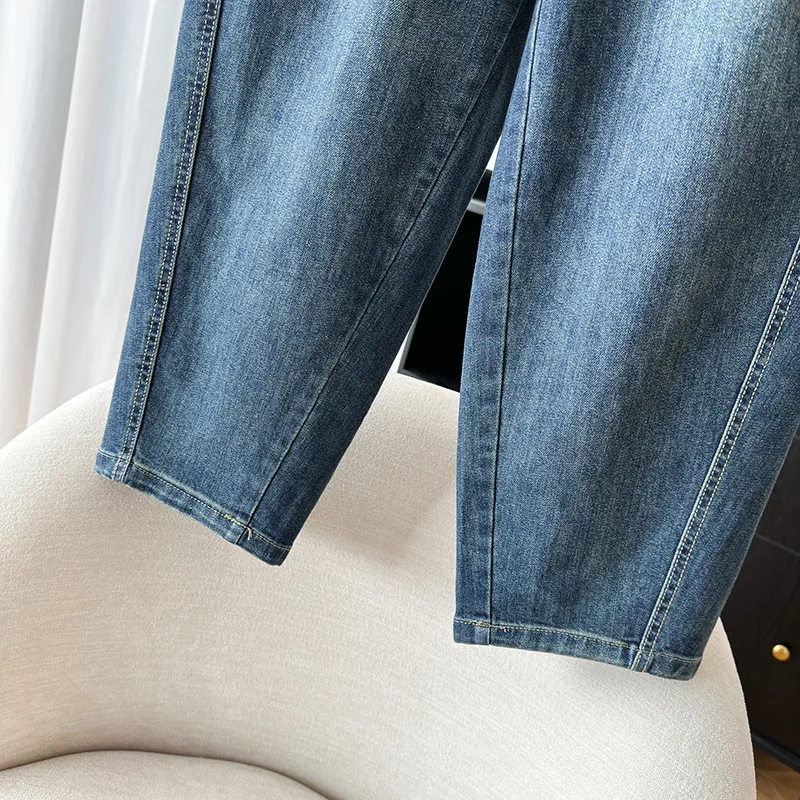 Очень большие джинсы больших размеров весом 50 00 кг. Женские весенне-осенние