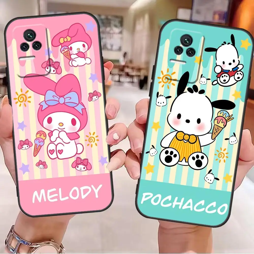 

MHI0039A27_Cartoon Melody Hello Kitty Case For Redmi K60 K50 K40 Gaming K30 K20 12C 10 10C 9T 9C 9A 9 8A 8 7A 7 Pro Plus 5G Case