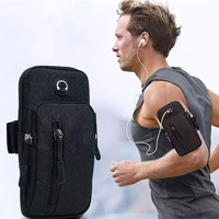 hot ticket running men women arm bags for phone money keys outdoor sports arm package bag with headset hole simple style running