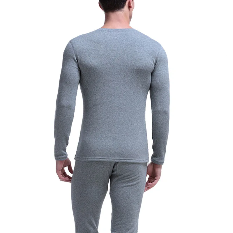 Men Winter Long Johns Mens Sexy Slim Shirt+Tight Leggings Suit Thickening Plus Velvet Long Thermal Underwear Sets Male Lounge