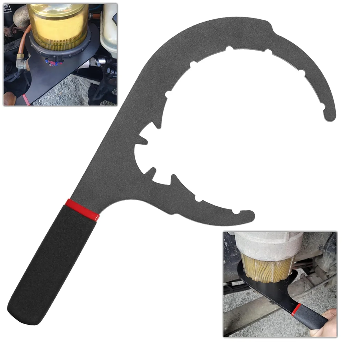 Гаечный ключ для фильтра дизельного топлива 61090 5-дюймового Davco инструмент