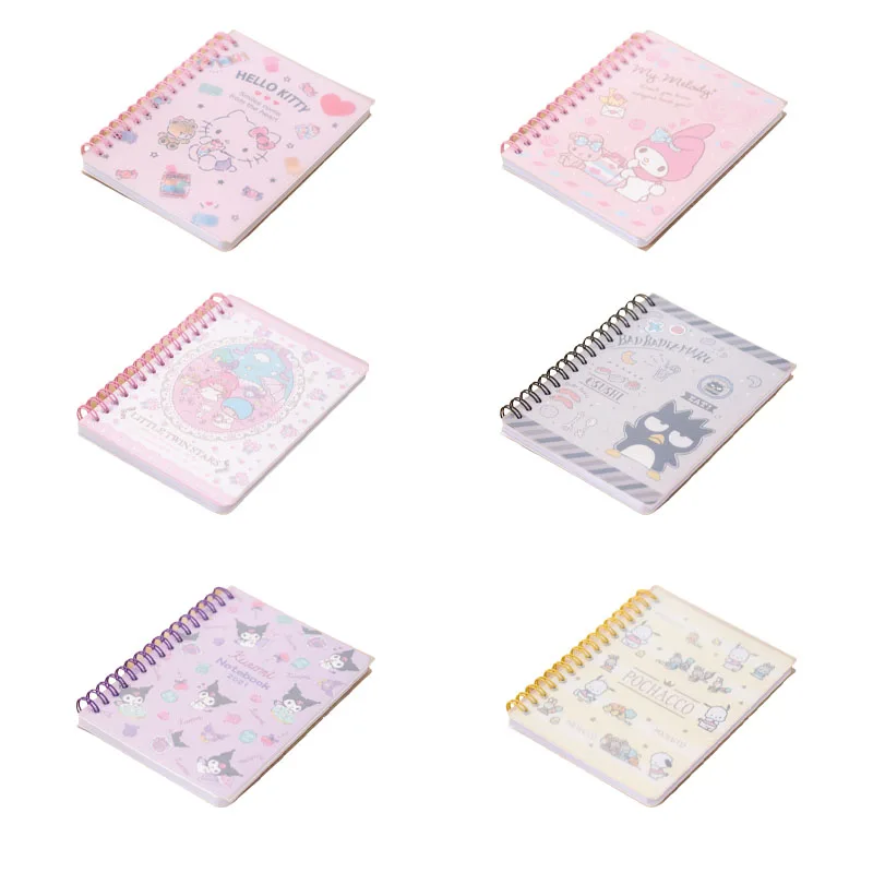 

Sanrios Kuromi Cinnamoroll My Melody Pompom Purins Hellokittys Anime Kawaii Notebook Small Notebook Notepad Diary Hand Book