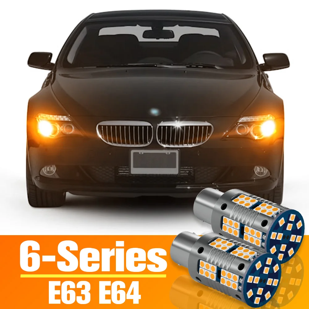 

2pcs LED Turn Signal Light Turning Bulb Accessories For BMW 6-Series E63 E64 2004 2005 2006 2007 2008 2009 2010