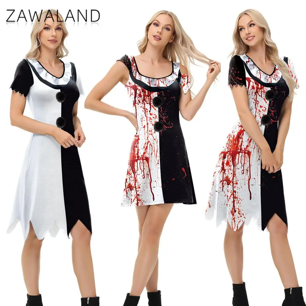 Костюм для косплея клоуна костюмы Хэллоуина Страшные Карнавальные