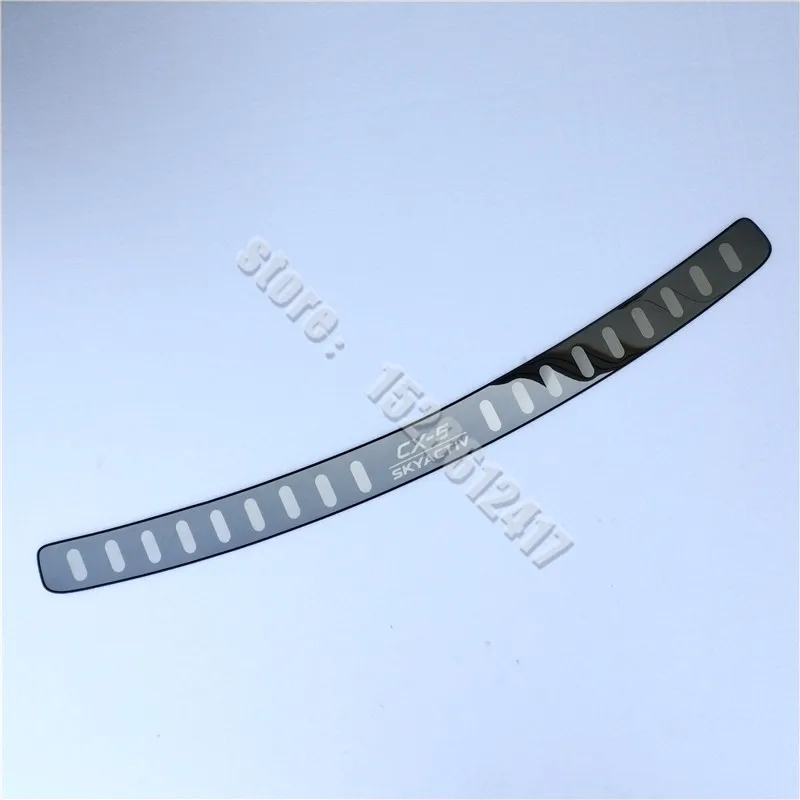 

stainless steel rear styling Rear Bumper Protector Sill Trunk Rear guard Tread Plate for Mazda cx-5 cx5 2017-2021Car styling