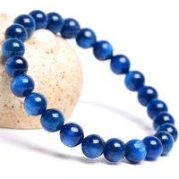 7a grade genuine natural kyanite stone bracelet for women real stone beaded men bracelets fashion charm gem jewelry gift