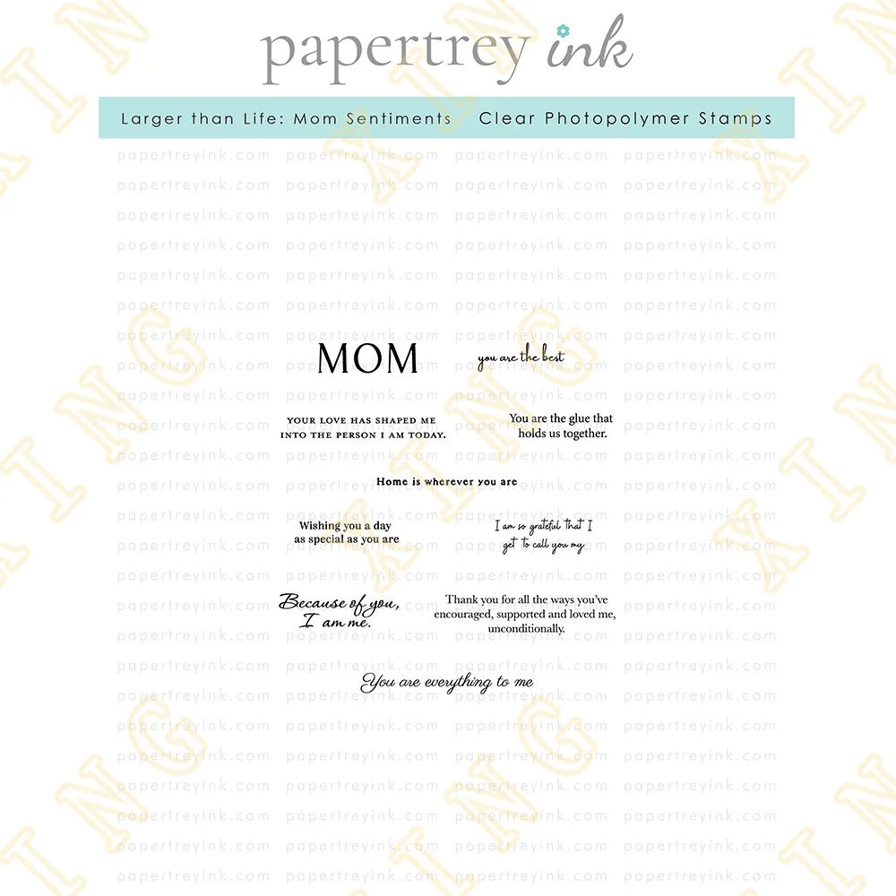 

Mother's Day Mom Sentiments Silicone Stamps Scrapbook Diary Decoration Embossing Template Diy Greeting Card Handmade 2023 New