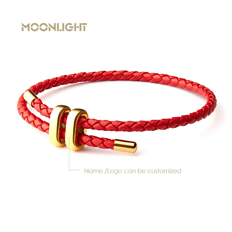 

OL Style Multicolor Color Genuine Leather Bracelets For Women Charm Stainless Steel Button 11 Colors Bracelets Jewelry Wholesale