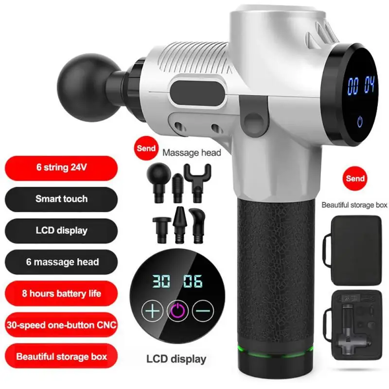 

2023 New Vibration Massage Gun Percussion Pistol Massager For Deep Tissue Muscle Body Relaxation Mini Fitness Device