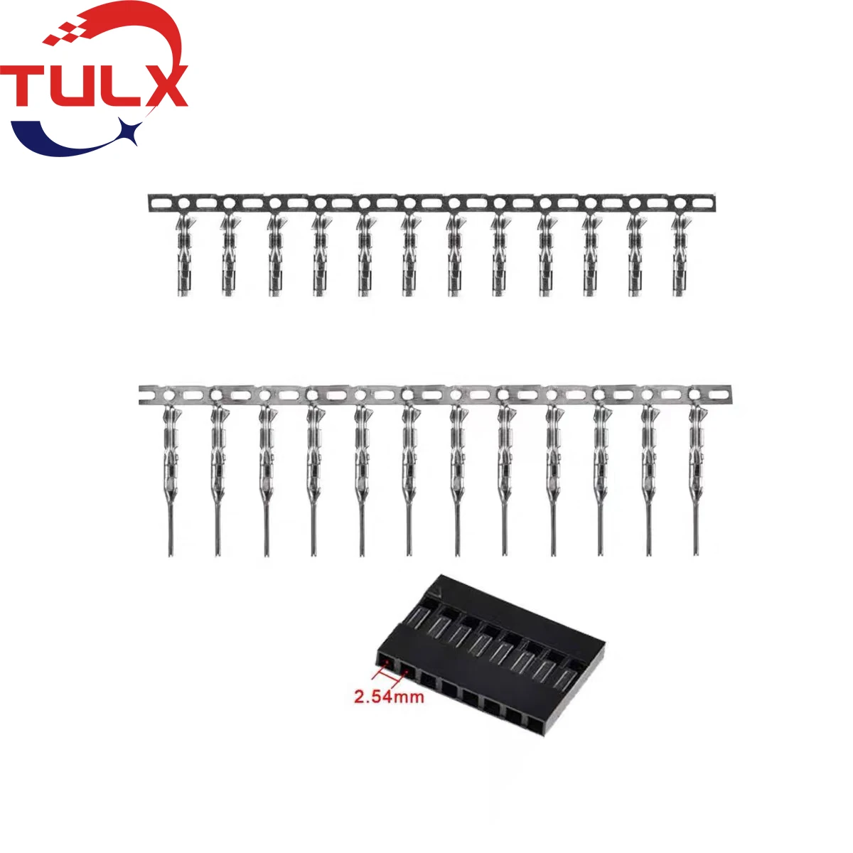 1550Pcs/ Box Du Pont Connector 2.54MM Kit 1P 2P 3P 4P 5P 8P 10P Male Female Reed Docking Piece Set Kit
