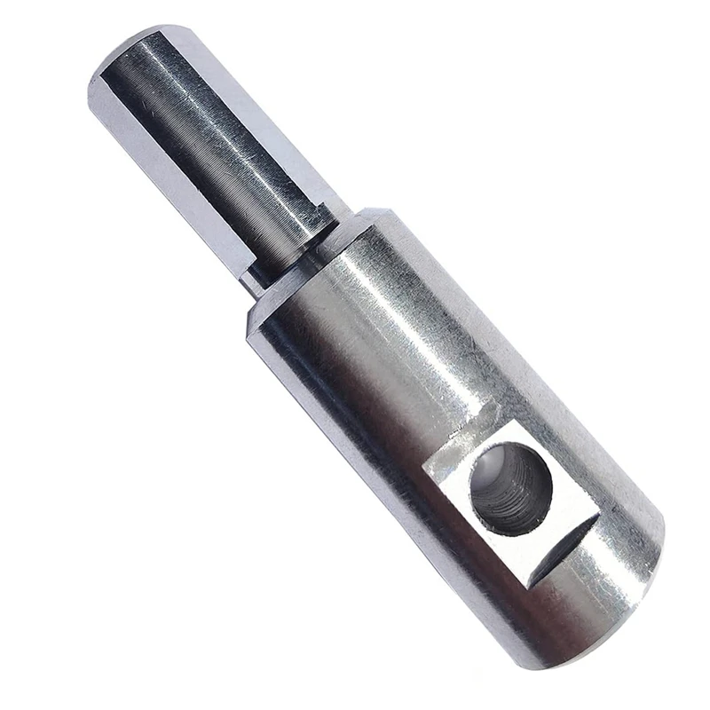 

Ice Auger Drill Adapter Fits Drill Cinchhuck: 1/2 Plus and 1/4 inch Hole for 1/4 inch-20 Wing Bolts & Locking Screws