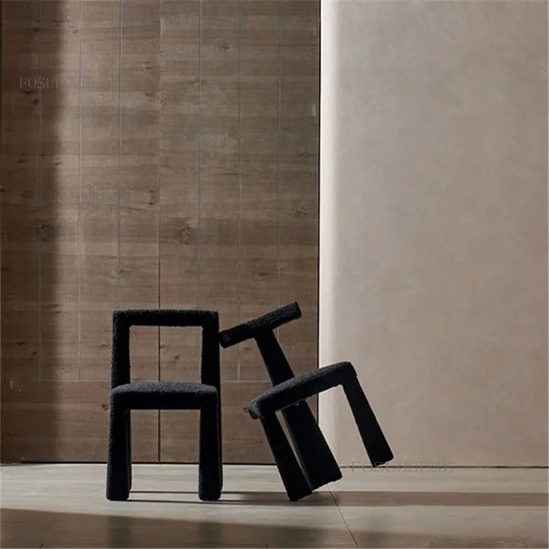 

Nordic Fabric Dining Chairs For Living Room Kitchen Coffee Shop Backrest Chair Italian Style Moveis Para Casa Home Furniture