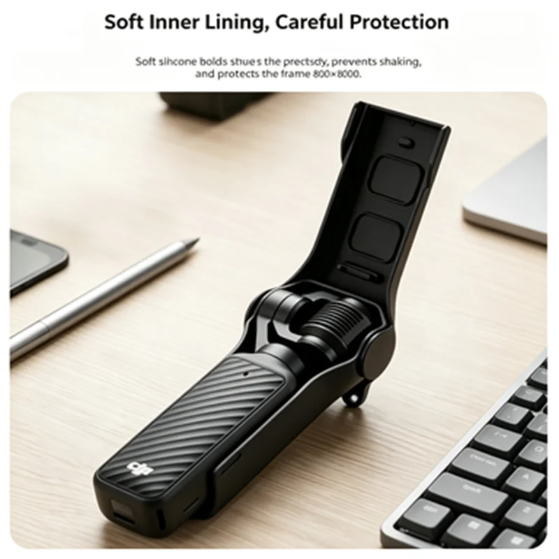 Фото Подходит для хранения и защиты корпуса камеры DJI Pocket 4, маслоотталкивающий и грязеотталкивающий защитный чехол из поликарбоната для камеры. №2