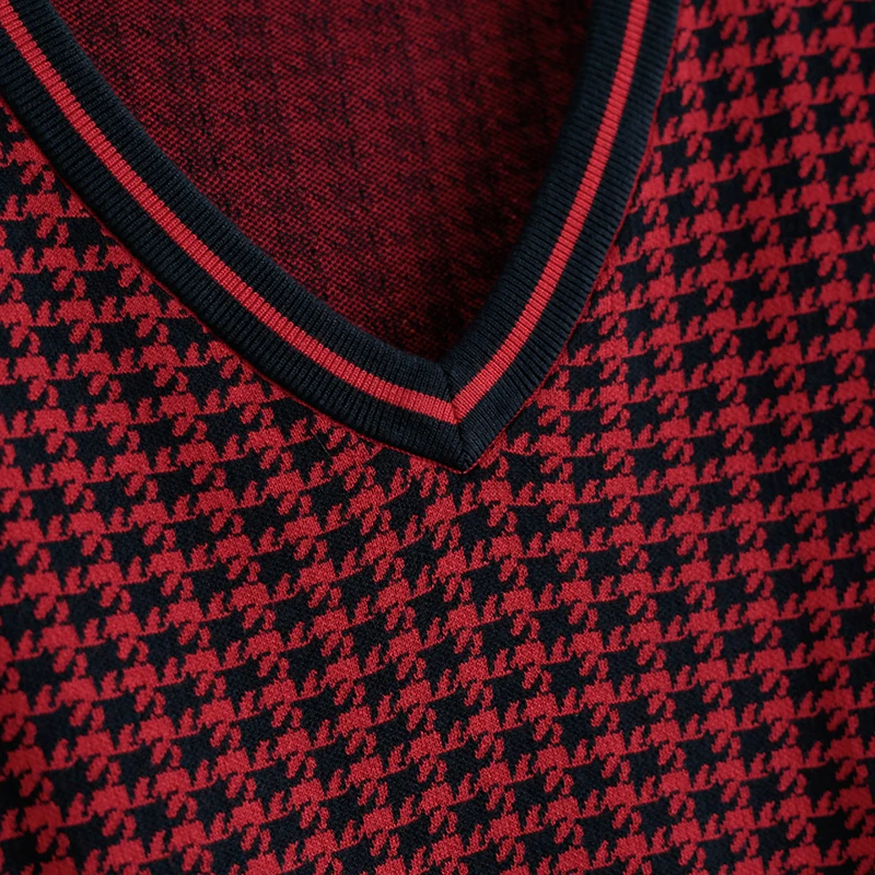 Xking [Hangzhou * Ze] в комплекте модал V-образный вырез пуловер жилет вязаный ~ 2024 осенняя