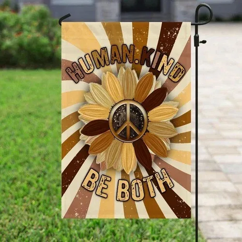 Фото Флаг Human.kind Be Both Hippie Flag Graden Flag RRM IIX SSL №1