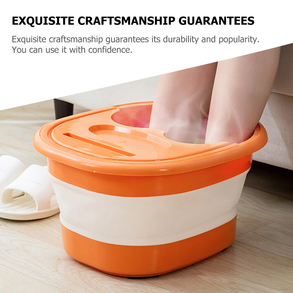 

Outdoor Water Bucket Foot Massaging Buckets Tub Soaking Feet Bath Basin Collapsible Laundry