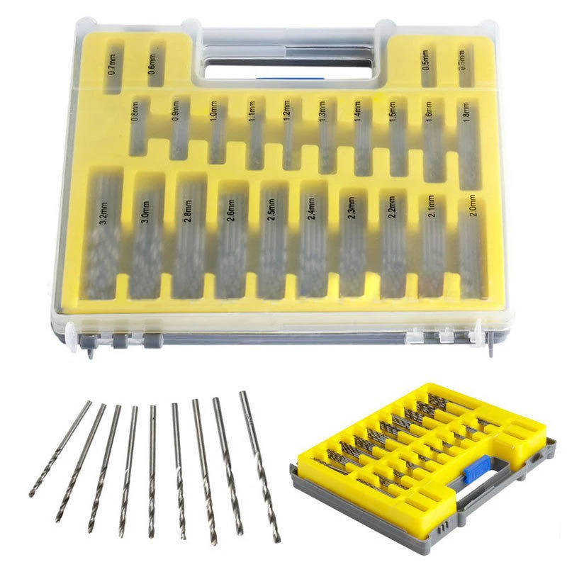 

150Pcs HSS Twist Drill Bit Set Straight Shank Mini Drill Bit Set Hand Tools For Metal Wood Stainless Steel Deep Hole