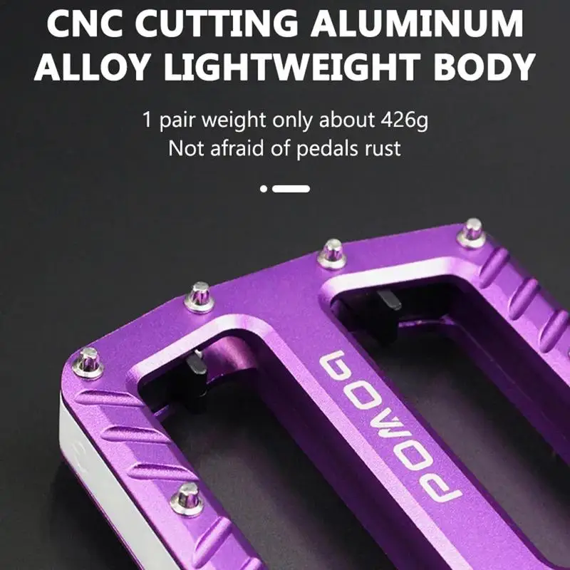 rowerowi pedały rowerowe ze stopu aluminium LED Light Up aluminiowe do rowerów szosowych akumulatorowe wodoodporne