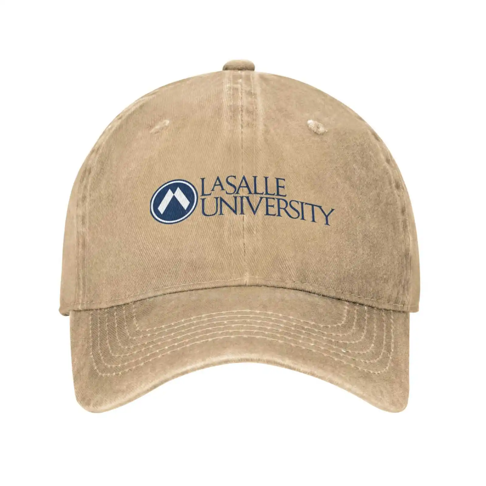 

Повседневная джинсовая бейсбольная кепка с принтом логотипа университета