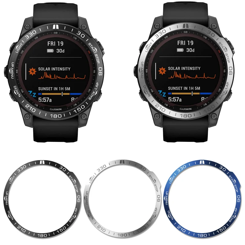 

Metal Styling Bezel Ring Frame Protector Cover For Garmin Fenix 7/7S/7X/6/6X Pro Smart Watch Protective Bumper Case Accessories