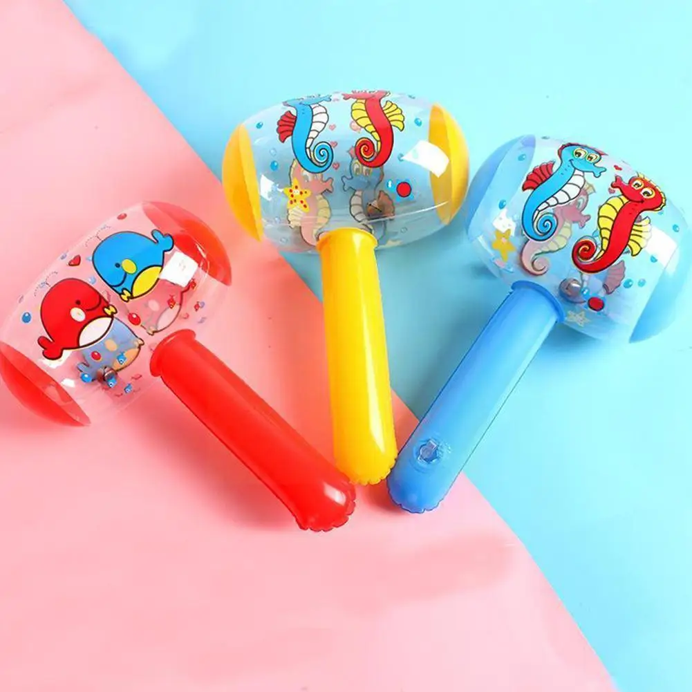 

Inflatable Hammer Toy Cute Cartoon Inflatable Air Hammer Children Up Maker Noise Silencer Blowing Toy Children Toy Blow D4s5