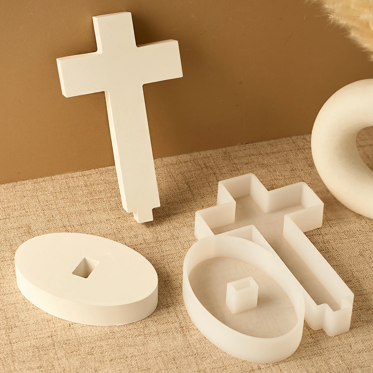 Пасхальный крест украшения силиконовая форма сделай сам 3D христианский знак с