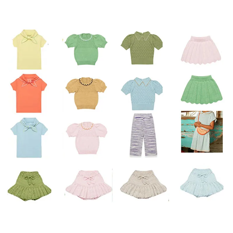 

PER-SALE 2022 Summer MP Girl Sweater Children's T-shirts & Short Skirt Suit Boys Shorts Trousers Girl Dress Toddler Boy Clothes