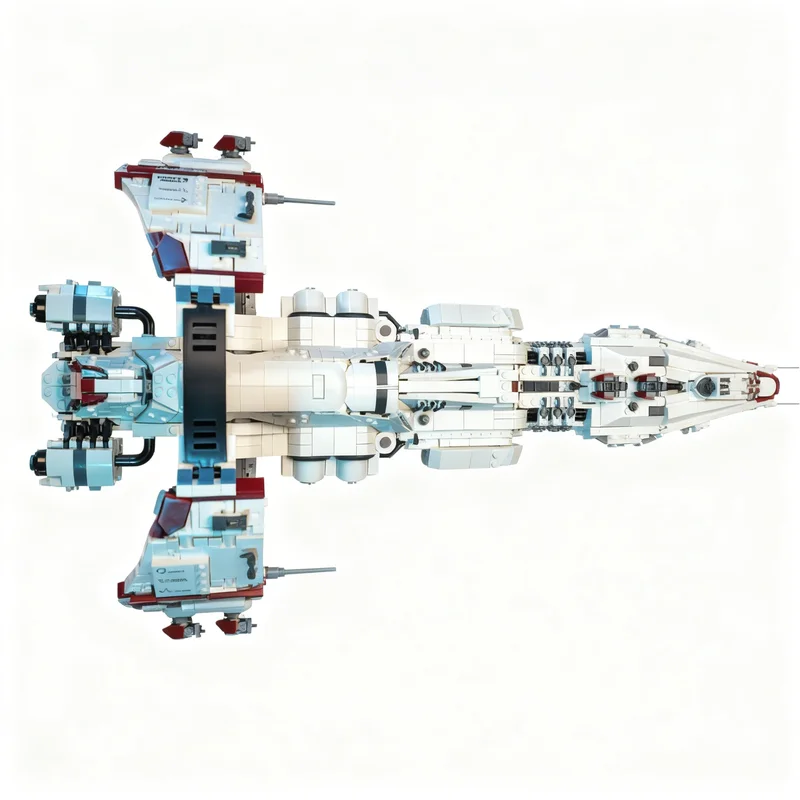 Фото 4835 деталей MOC Stratios - Sisters EVE Cruiser - Космическая модель EVE Online, конструктор, игрушка, рождественский подарок, креативный 3D-конструктор №3
