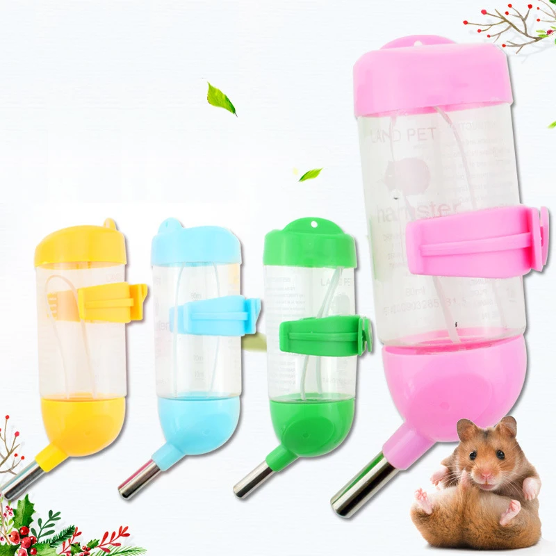 Pet Water Bottle Rodent Drinking Bowl Pets Automatic Hanging Feeder Hamster Small Animals Rabbit Water Dispenser Pet Supplies images - 6