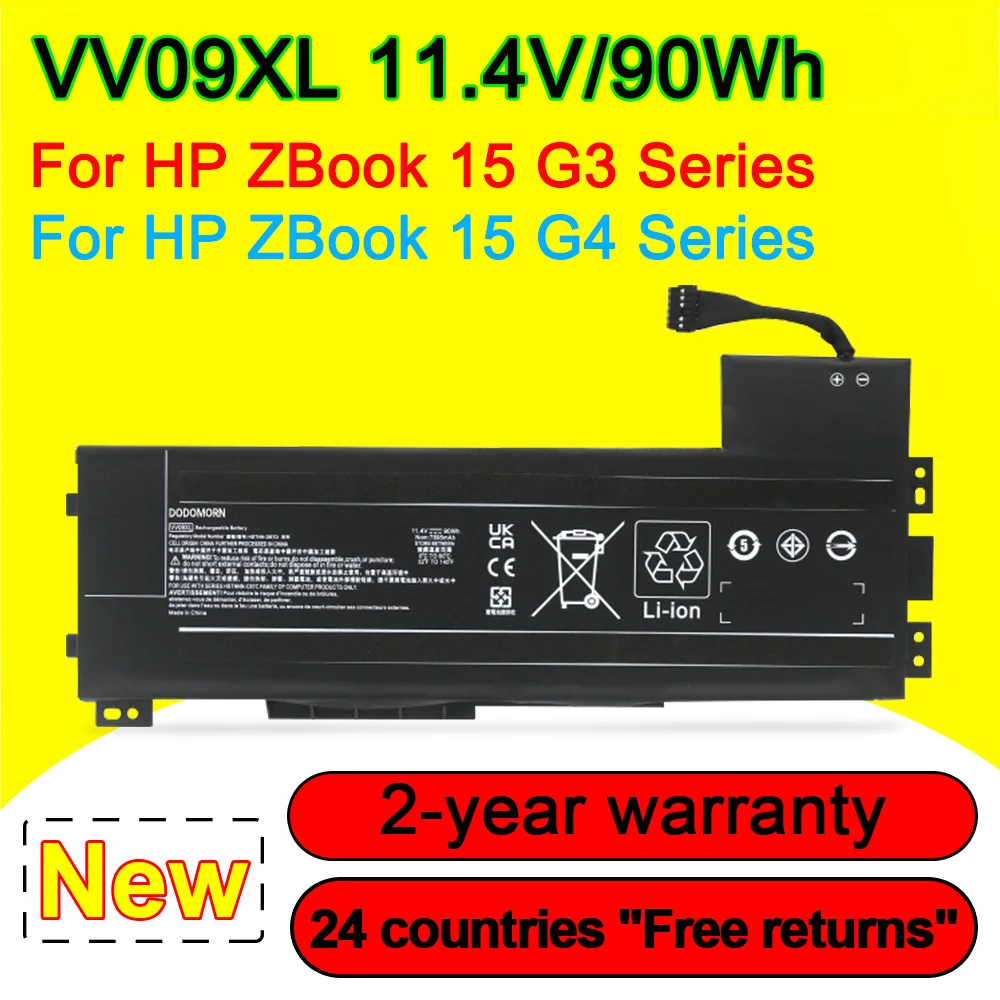Аккумулятор VV09XL для ноутбука HP ZBook 15 G3 G4 HSTNN-DB7D 808398-2B1 808398-2C1 808452-001 быстрая доставка