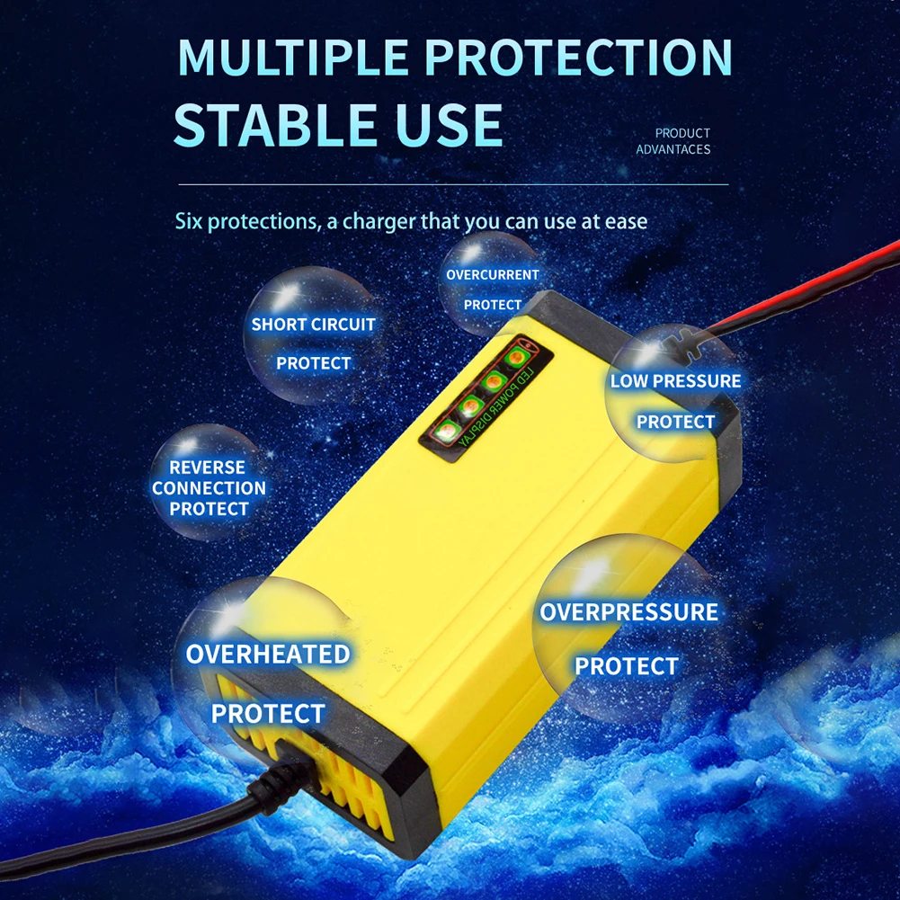 Многофункциональное зарядное устройство для автомобильных и мотоциклетных