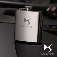 304 stainless steel hip flask whiskey wine pot for ds spirit ds3 ds4 ds4s ds5 ds 5ls ds6 ds7 rubis laser customized logo flagon