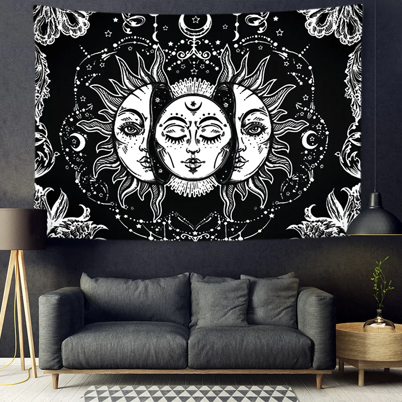 

Mandala Tapestry Boho Decor Wall Hanging India Bohemian Aesthetic Bedroom Decoration Dorm Blanket Beach Towel Travel Mat 2022