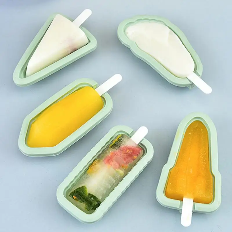 Форма для мороженого легко чистящаяся высокотемпературная желтая силиконовая