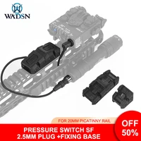 wadsn tactical rifle wire control pressure switch mount peq15 dbal cqbl laser weapon light modbutton airsoft ar15 accessories