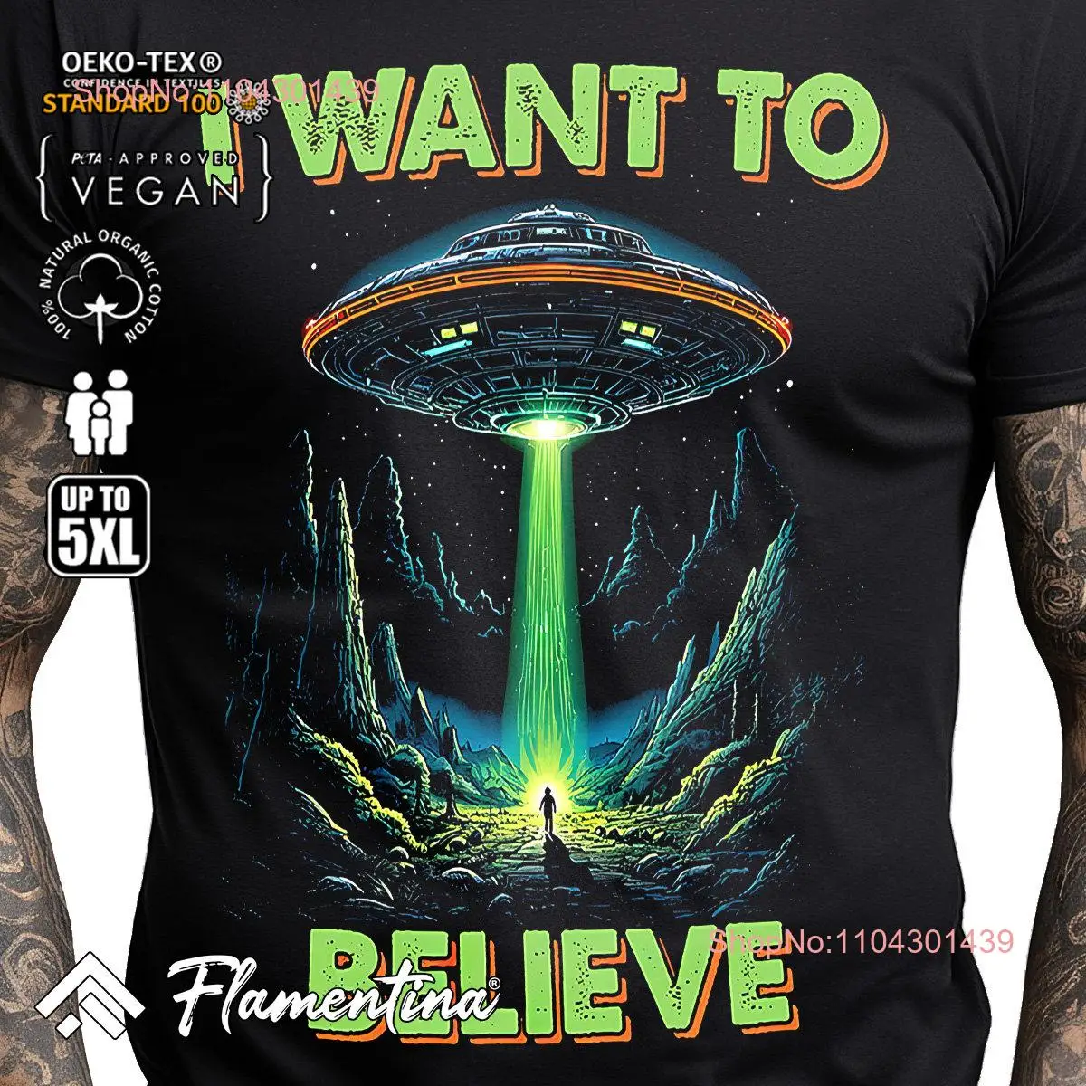 Футболка I Want To Believe Horror Alien UFO Abduction Area 51 Close Encounter E455 Детские размеры с длинными или