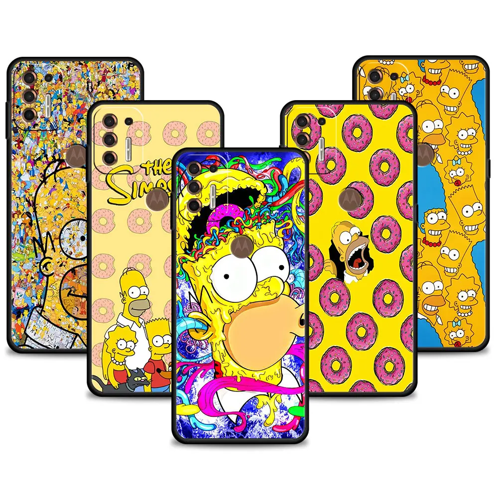 

Simp Son Anime Shell For Motorola E6s G60 One Fusion Plus G50 G8 Power Lite G31 G30 G9 Play G Stylus 2022 Hyper Celular Coque