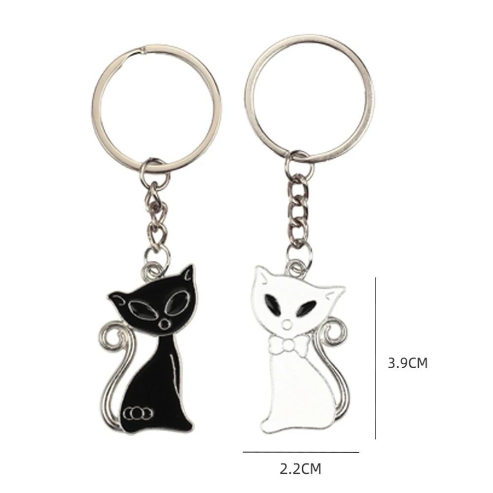 2 шт. брелки для ключей в виде кошки