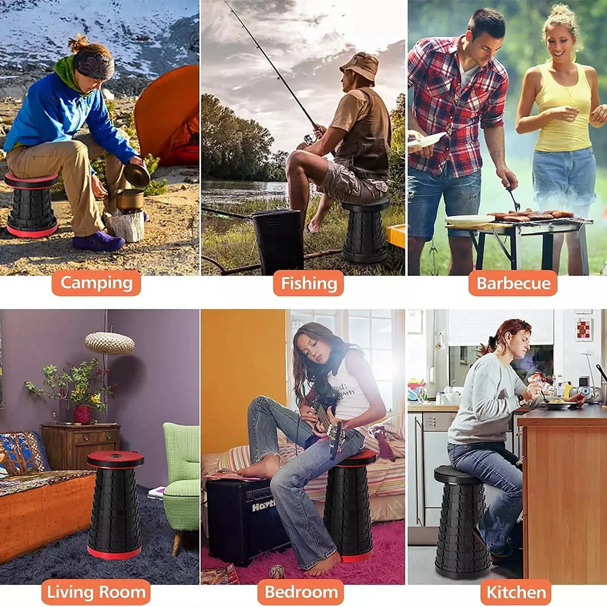 Портативный Телескопический стул складной для путешествий кемпинга сиденье