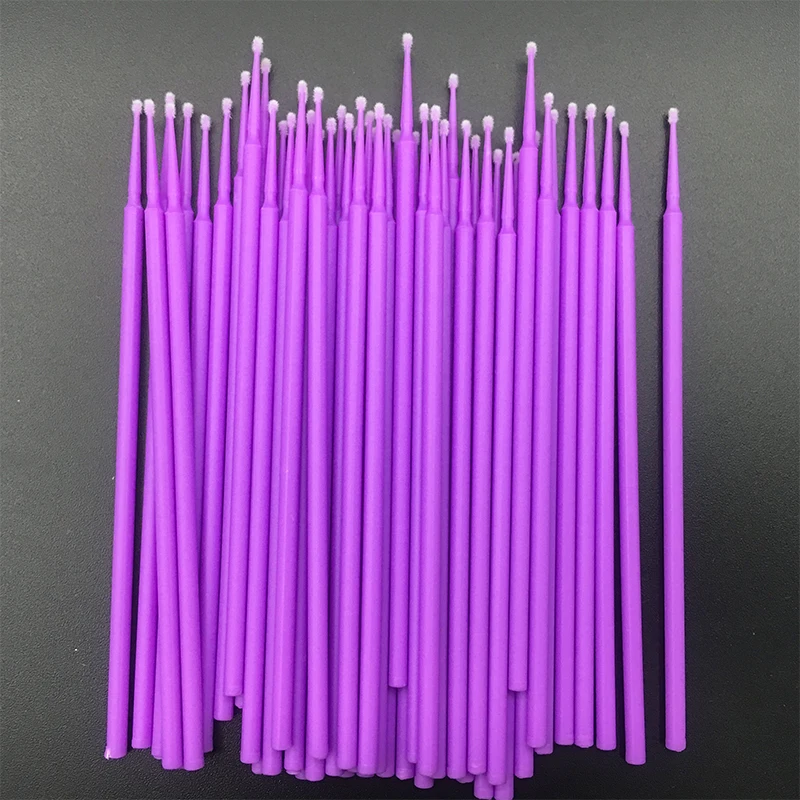 100 шт./упаковка гибкие зубные щётки-аппликаторы для бровей ресниц |